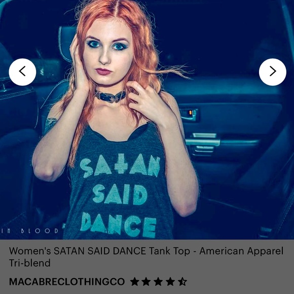 “Satan Said Dance” Tank - Picture 3 of 3